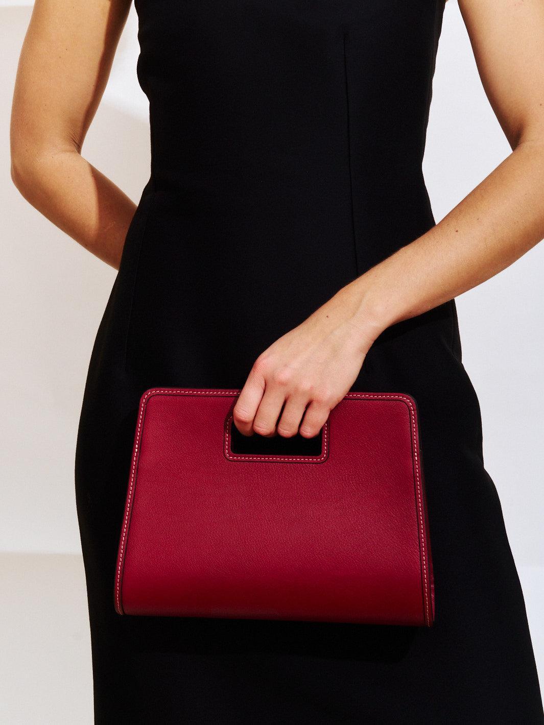 Retro Clutch in Nappa Product Image