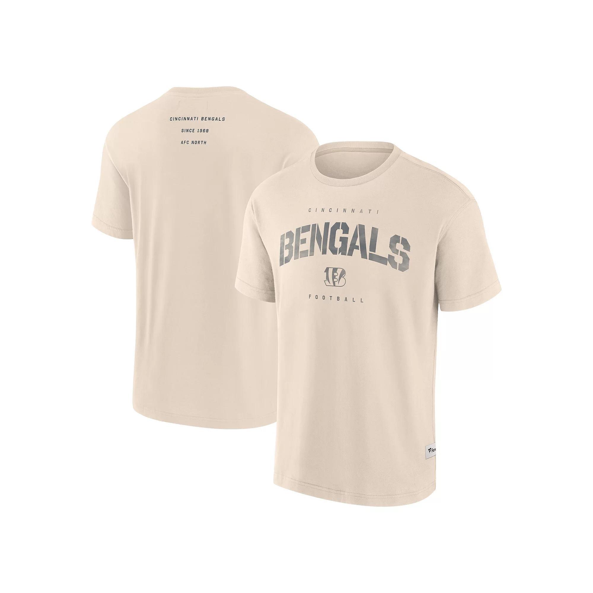 Men's Fanatics Cream Cincinnati Bengals Elements Future Ground T-Shirt, Size: Large, Beige Product Image
