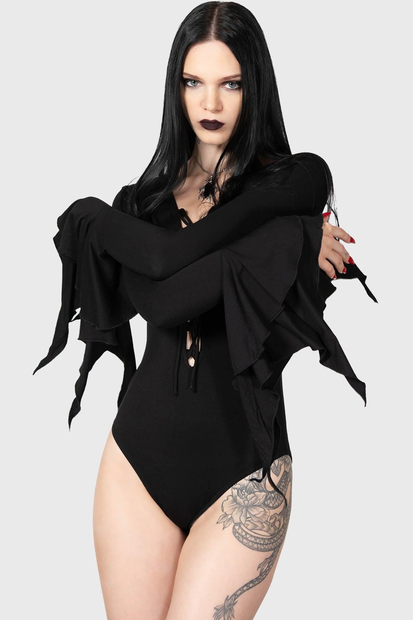 Black Roses Bodysuit Female Product Image