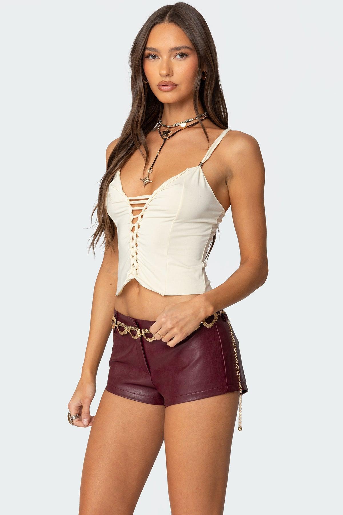 Interlocked V Neck Tank Top Product Image