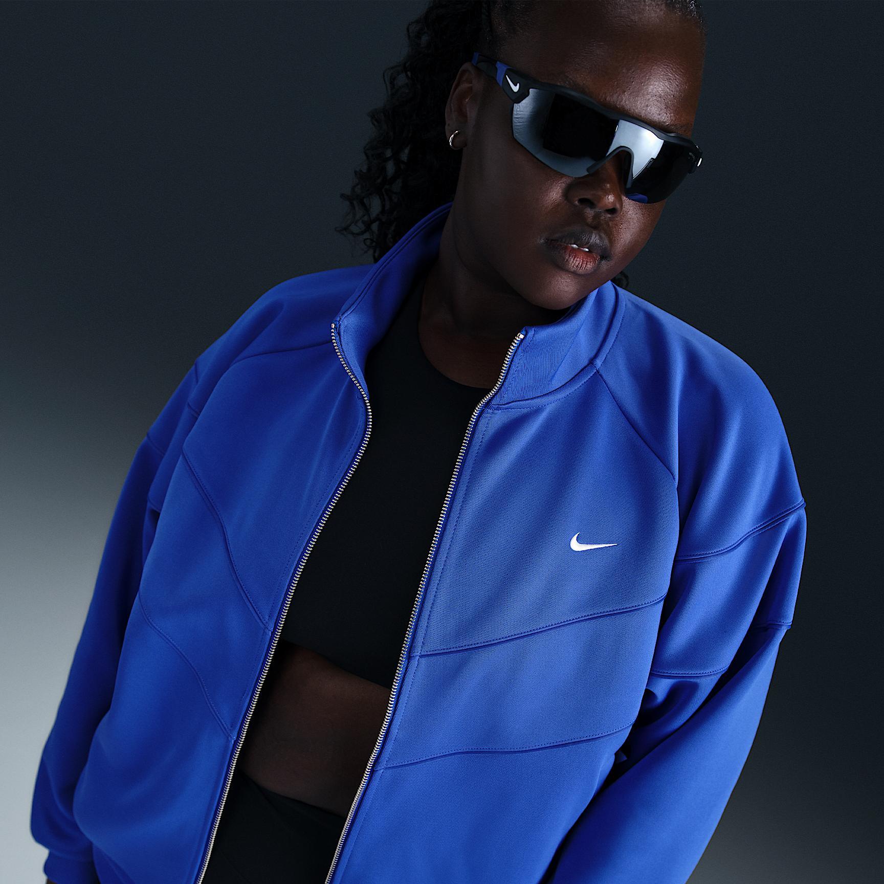 Womens Nike Sportswear Windrunner Knit Jacket (Plus Size) | HJ0977-010 Product Image