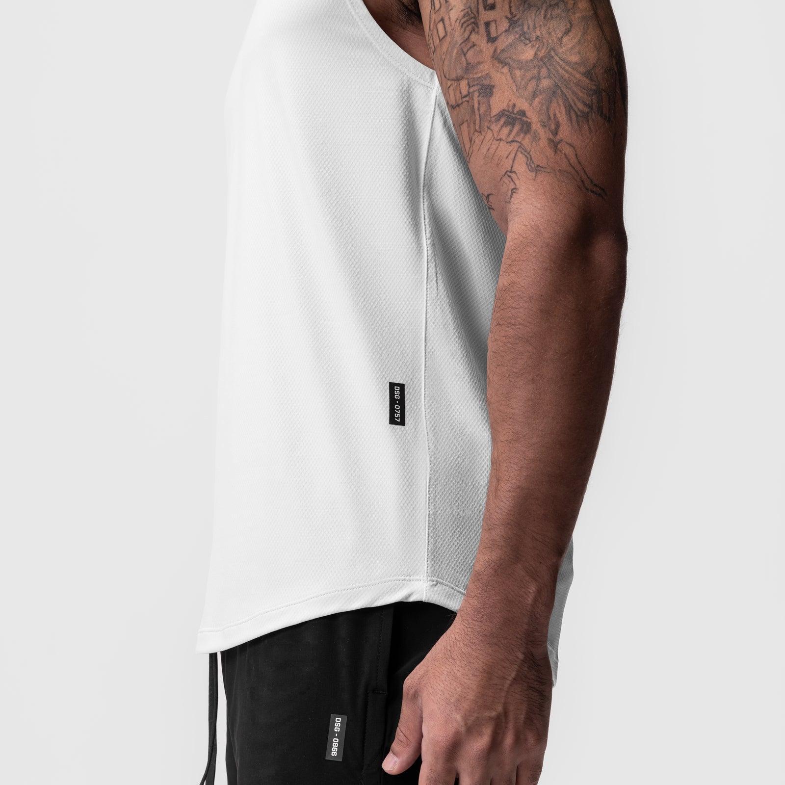 0757. AeroSilver® Cutoff Tank - White Product Image