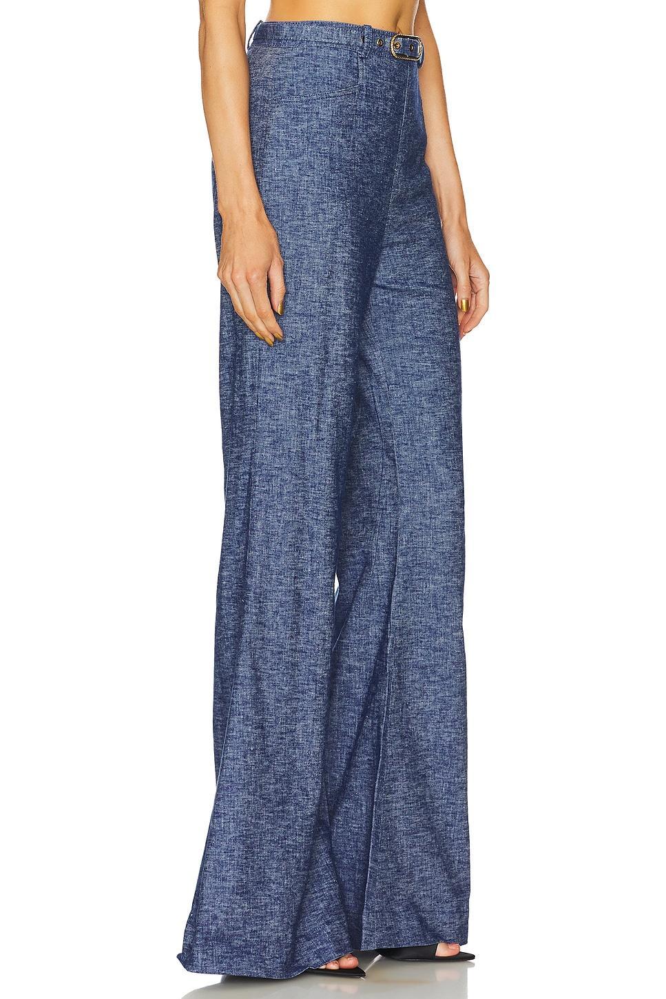 Eden Chambray Flare Pant Zimmermann Product Image