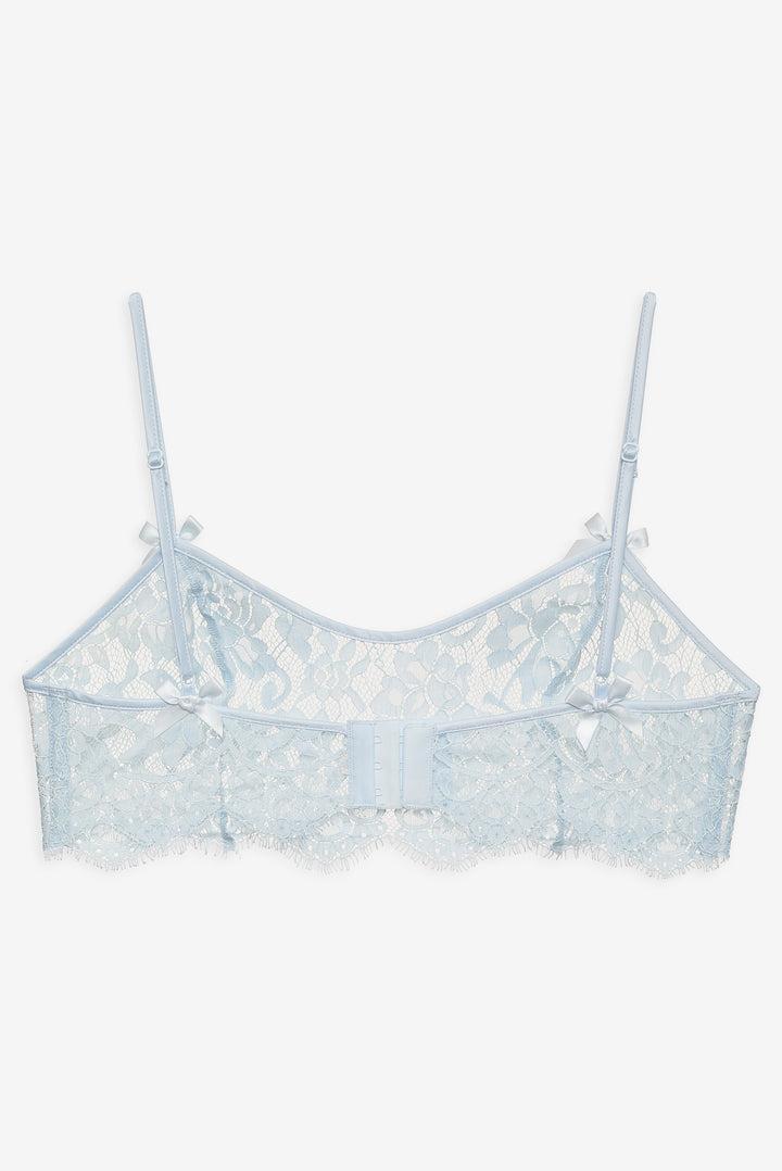 Zeta Lace Bralette — Blue Product Image
