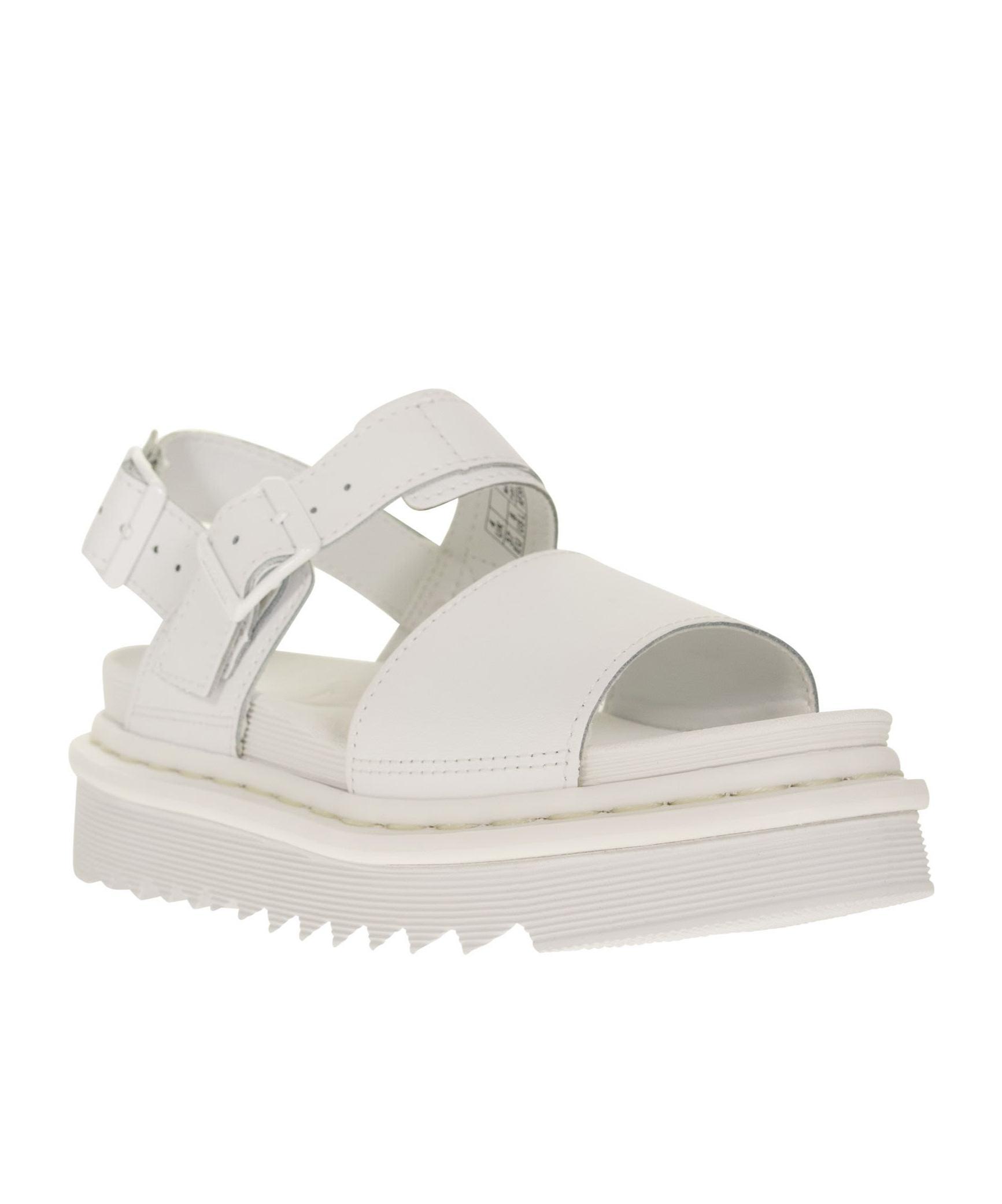 DR. MARTENS' Open-toed Round Head Sandals In White Product Image