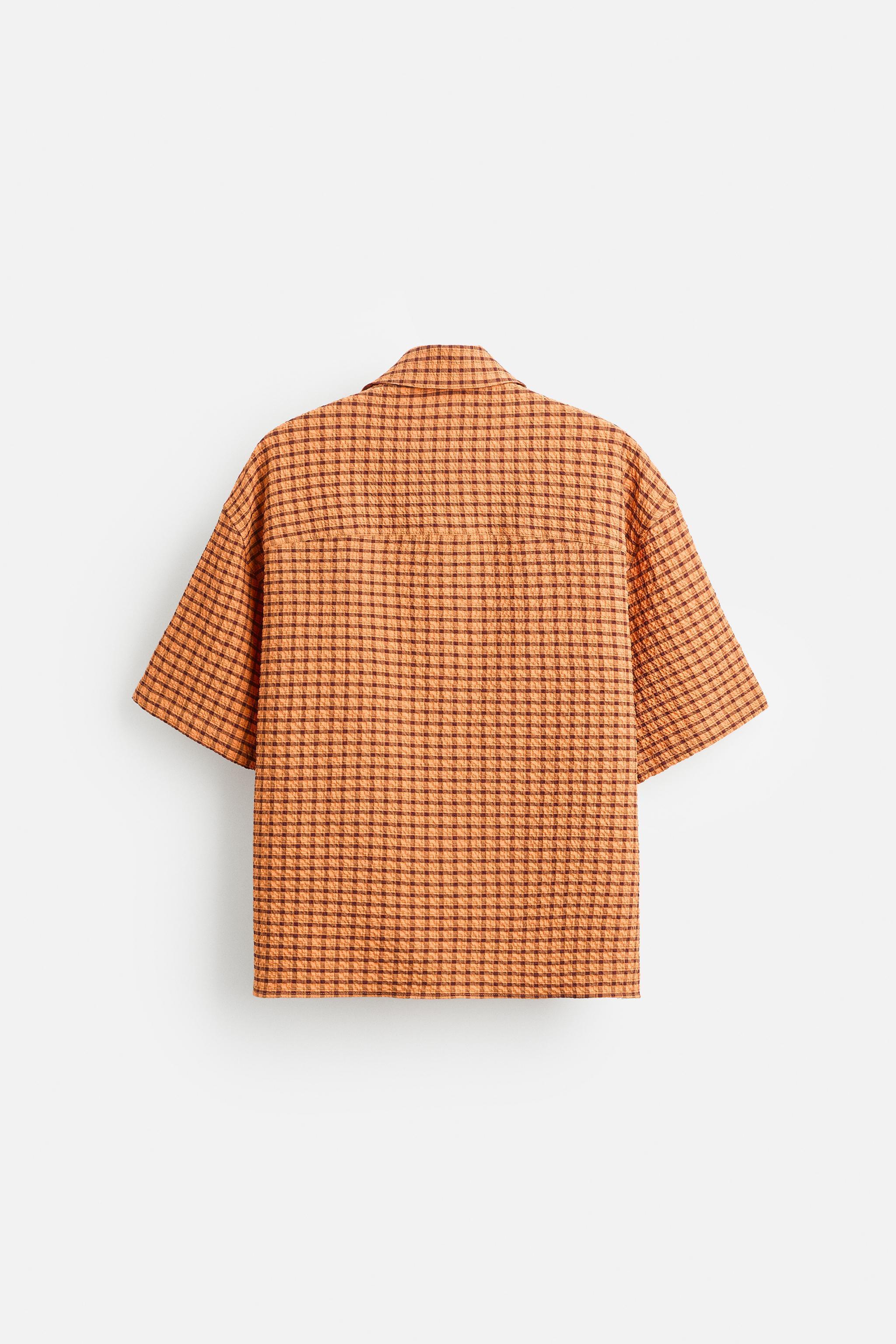 CHECKERED SEERSUCKER SHIRT Product Image