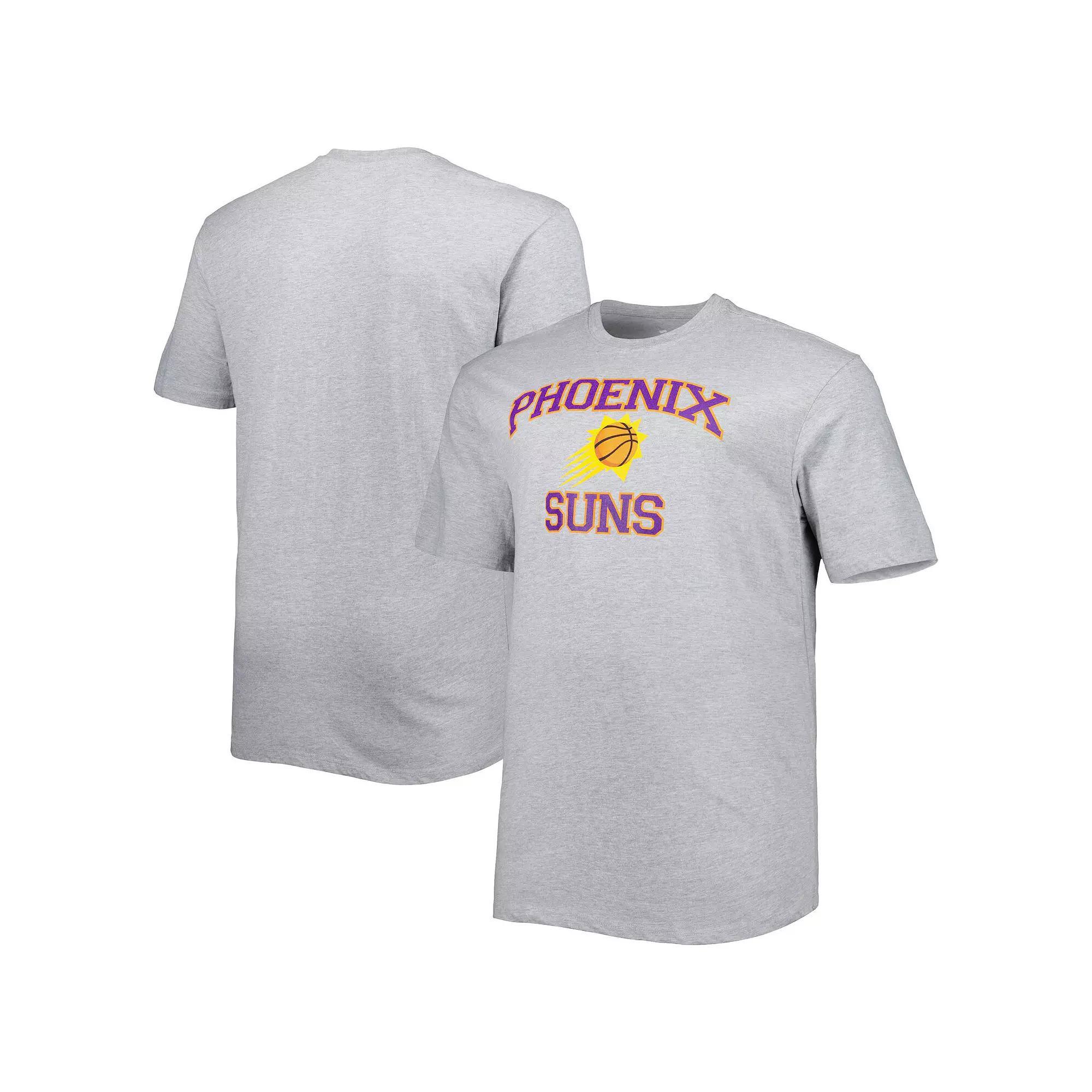 Men's Heathered Gray Phoenix Suns Big & Tall Heart & Soul T-Shirt,  Product Image