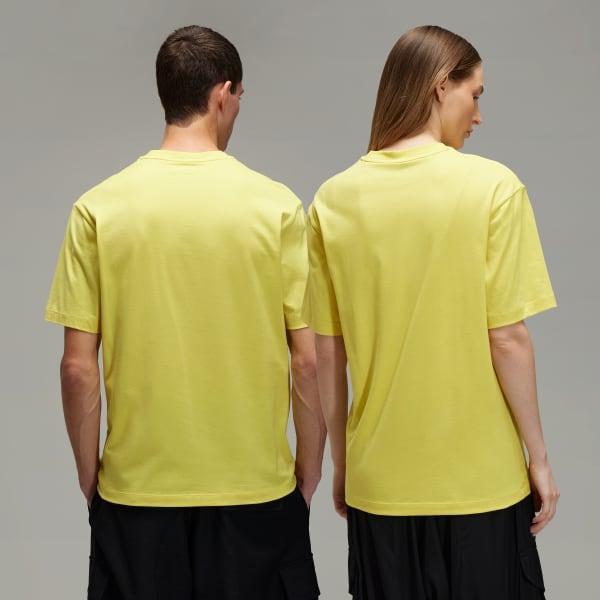 adidas Y-3 Regular Short Sleeve Tee Pure Sulfur S Unisex Product Image