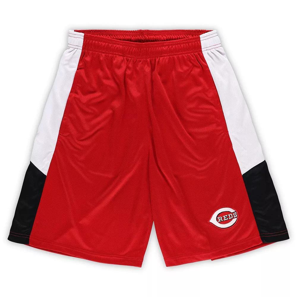 Men's Red Cincinnati Reds Big & Tall Team Shorts, Size: 4XLT, Red Red Product Image