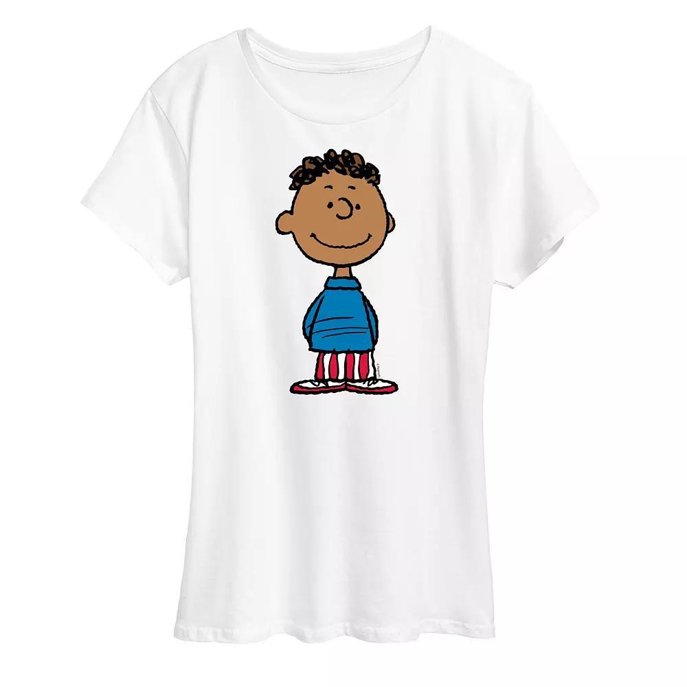 Women's Peanuts Franklin American Flag Graphic Tee,  Product Image