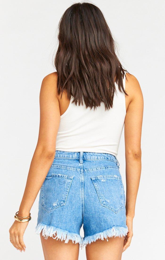 Houston High Waisted Shorts ~ Tide Product Image