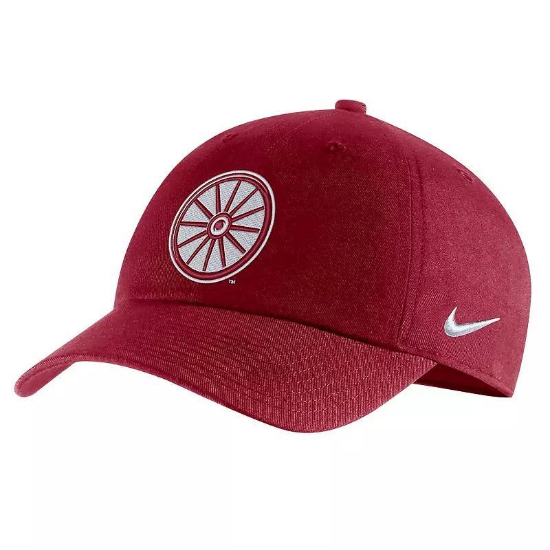 Mens Nike Crimson Oklahoma Sooners Heritage86 Logo Adjustable Hat Product Image