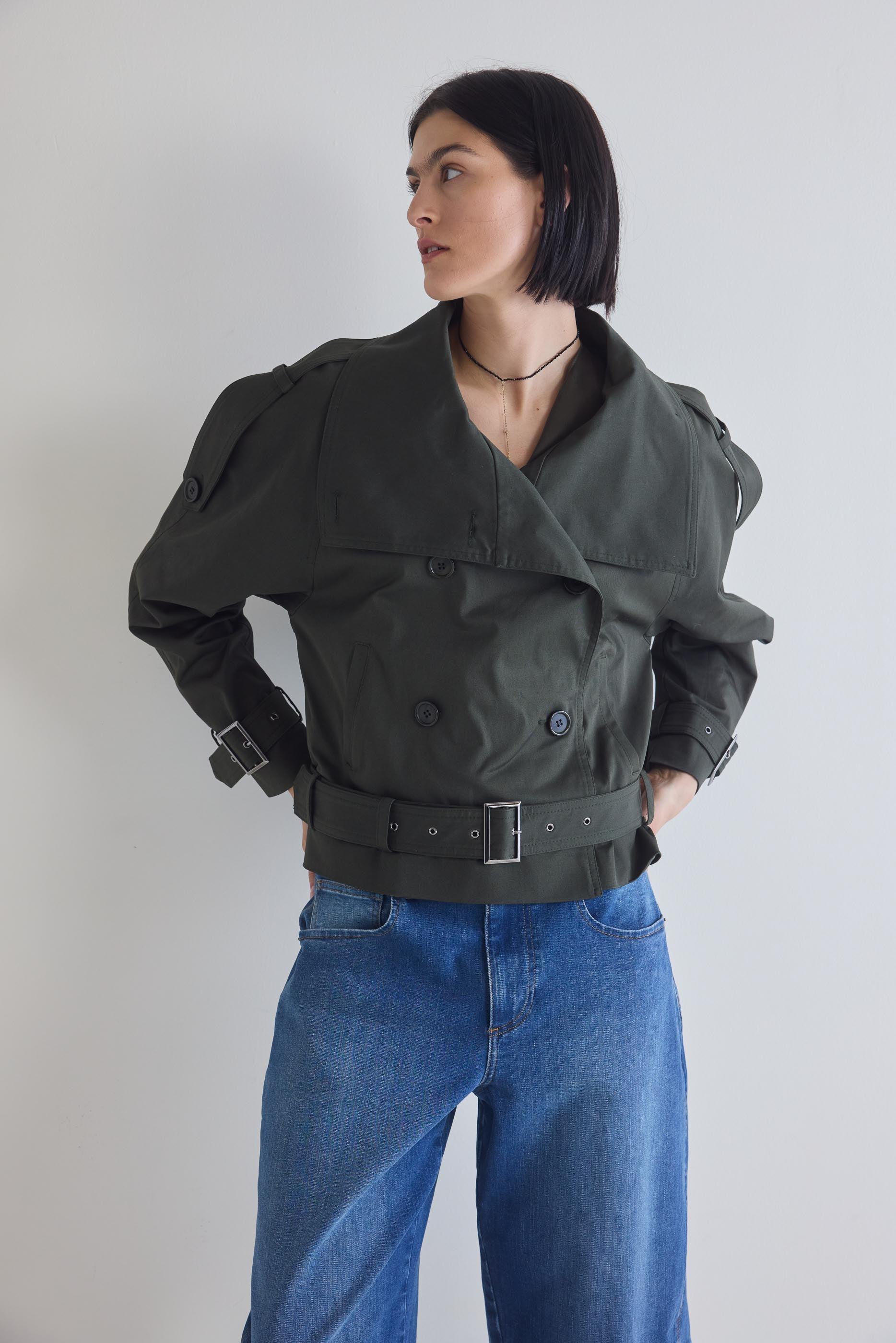 The Cropped Trench Coat Product Image