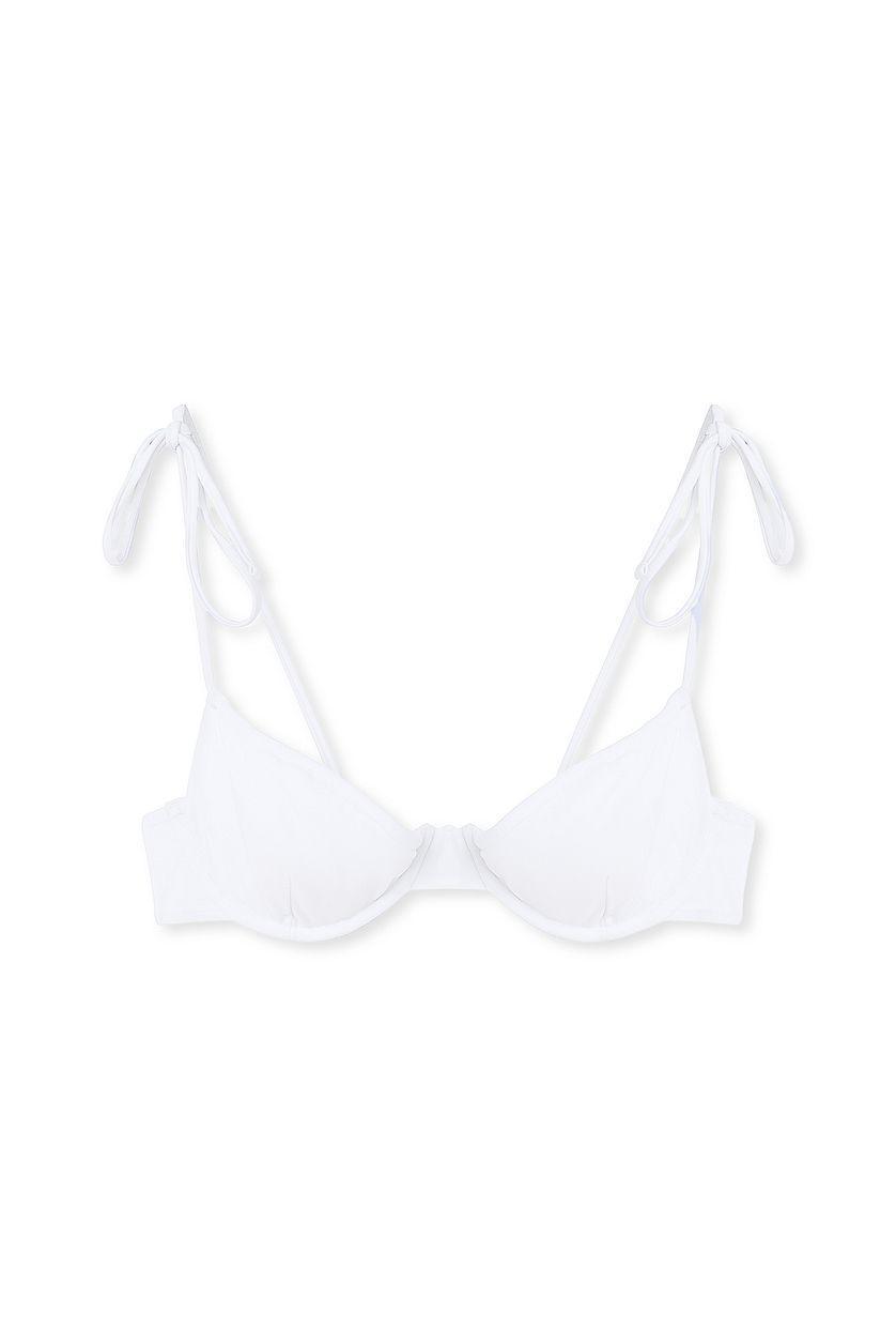 Drawstring Tie Bikini Bra Product Image