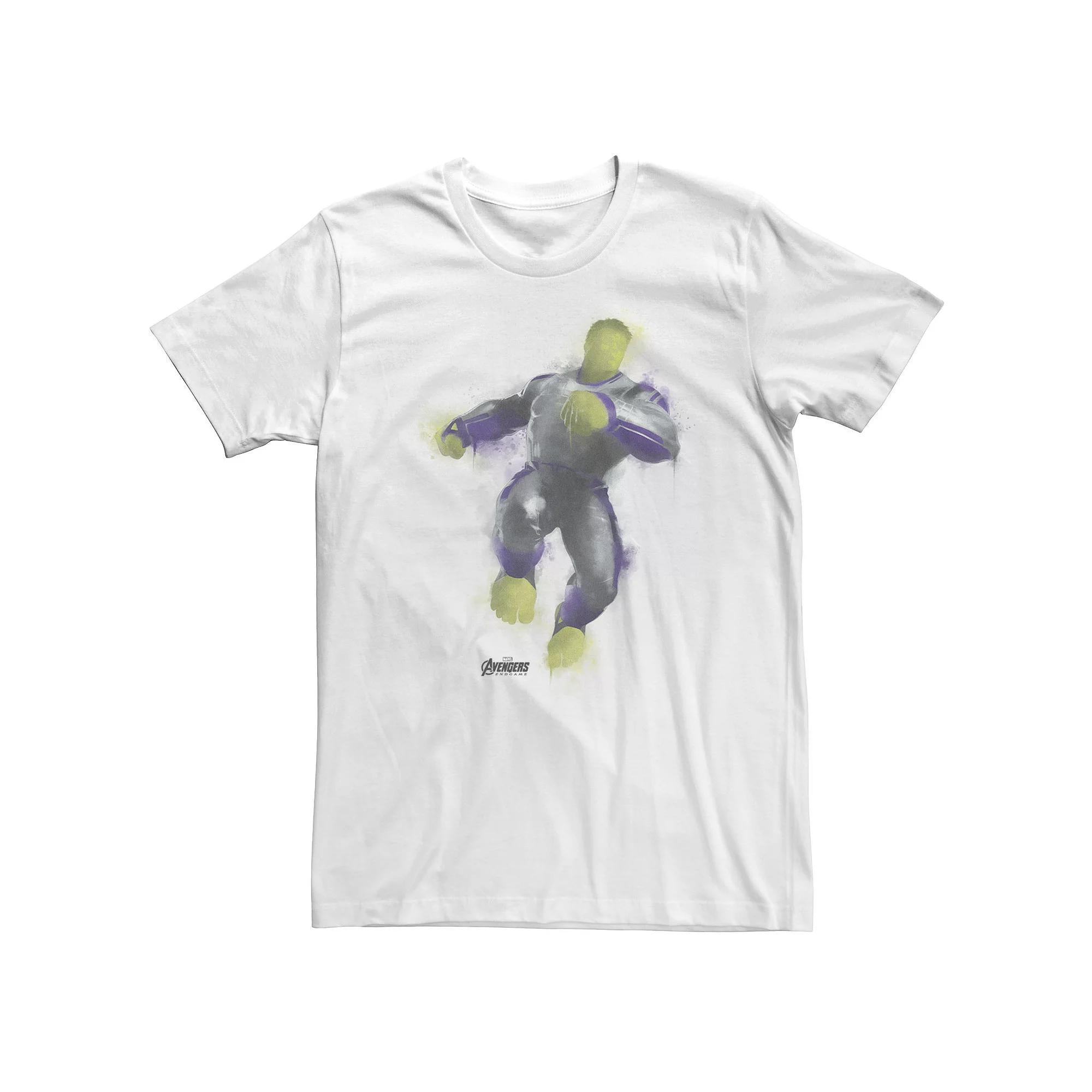 Big & Tall Marvel Avengers Endgame Hulk Spray Paint Pose Tee, Men's,  Product Image