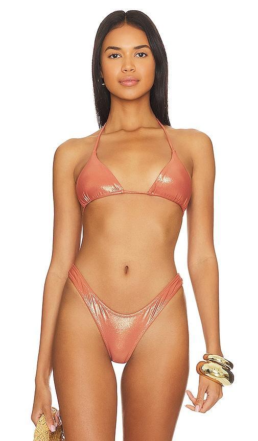 The Luxe Triangle Bikini Top It's Now Cool Product Image