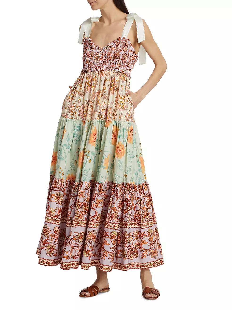 Bluebell Floral Cotton Maxi Dress Product Image