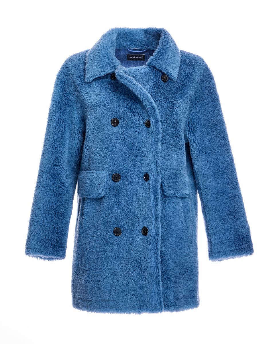 Lamb's Wool Pea Coat-Maximilian Product Image