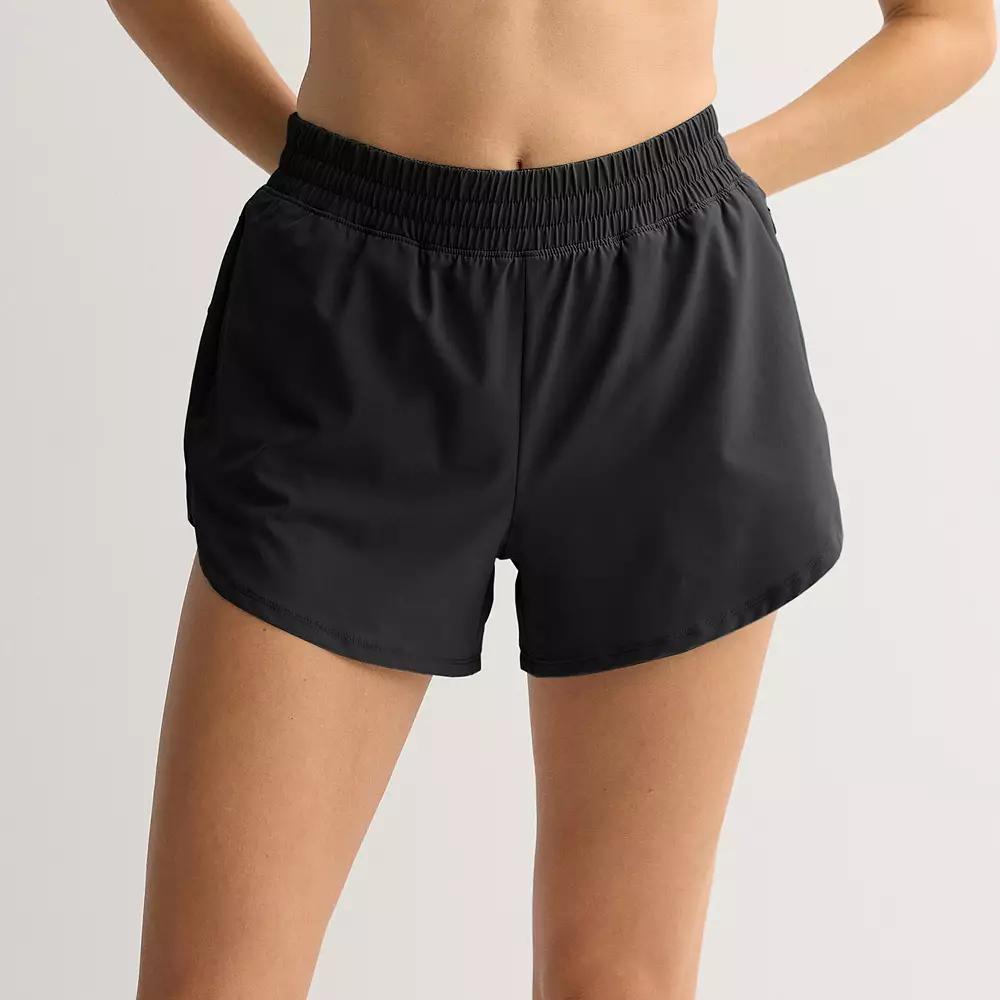 Women's Tek Gear Woven Run Shorts,  Product Image