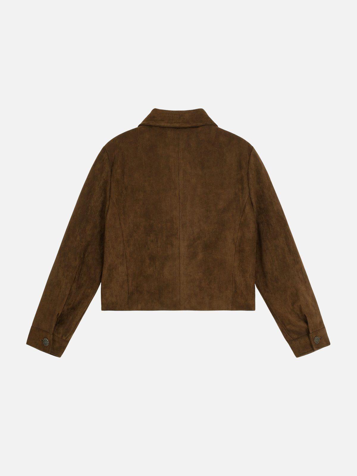 Aelfric Eden Cropped Suede Jacket Female Product Image