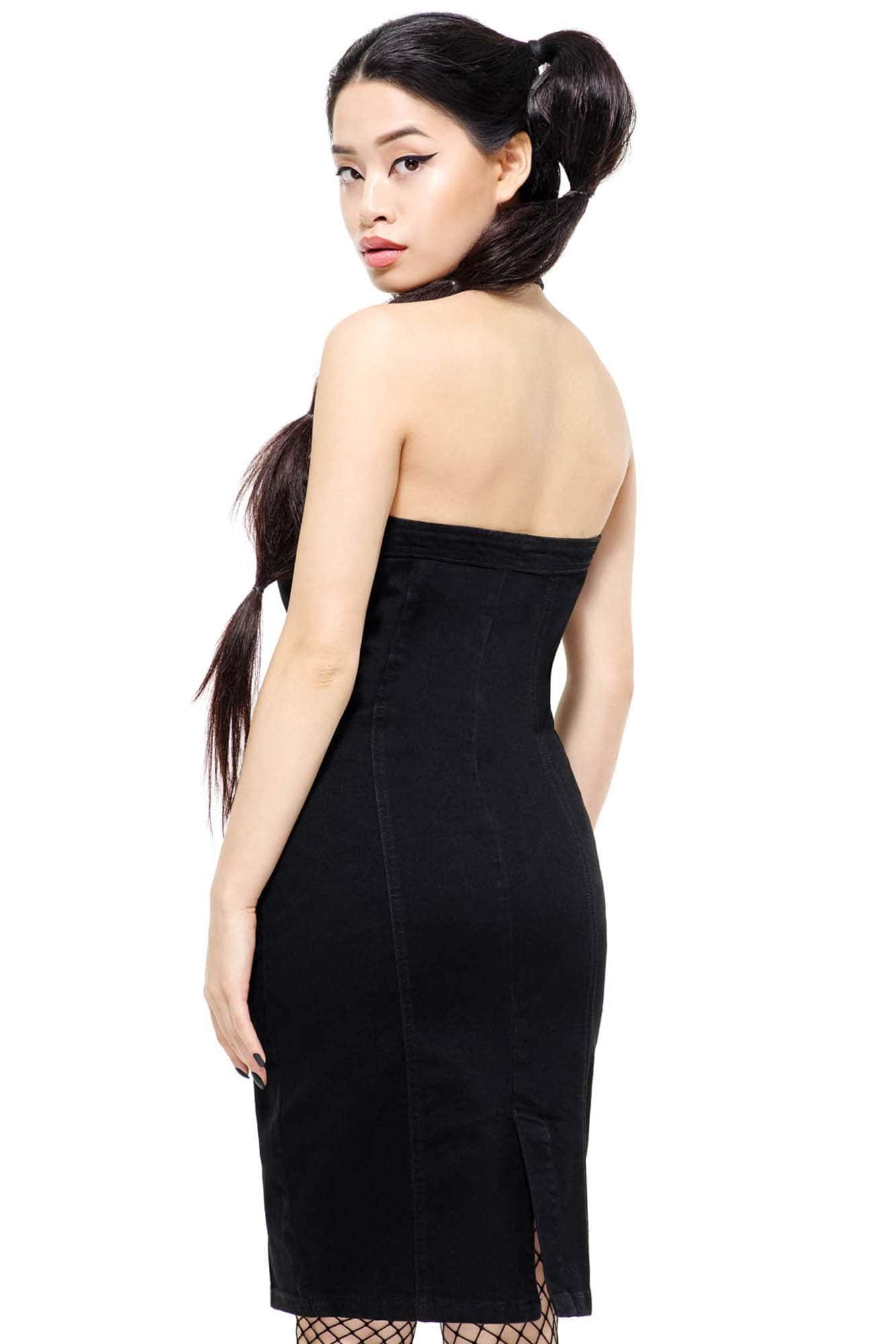 Release Me Dress / Black / 95% Polyester 5% Elastane Product Image