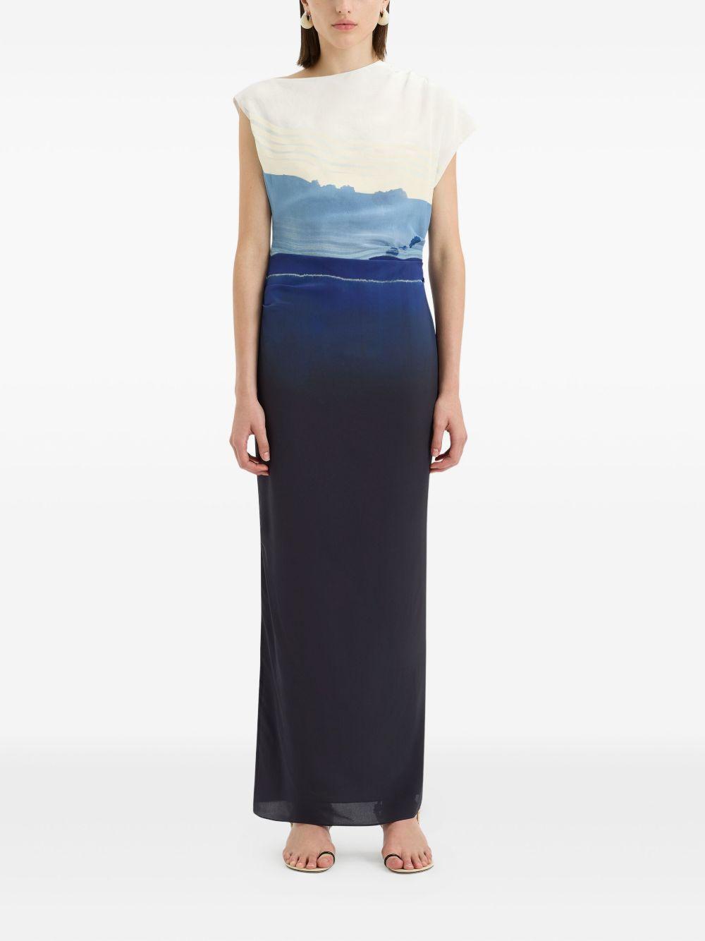 silk midi dress Product Image