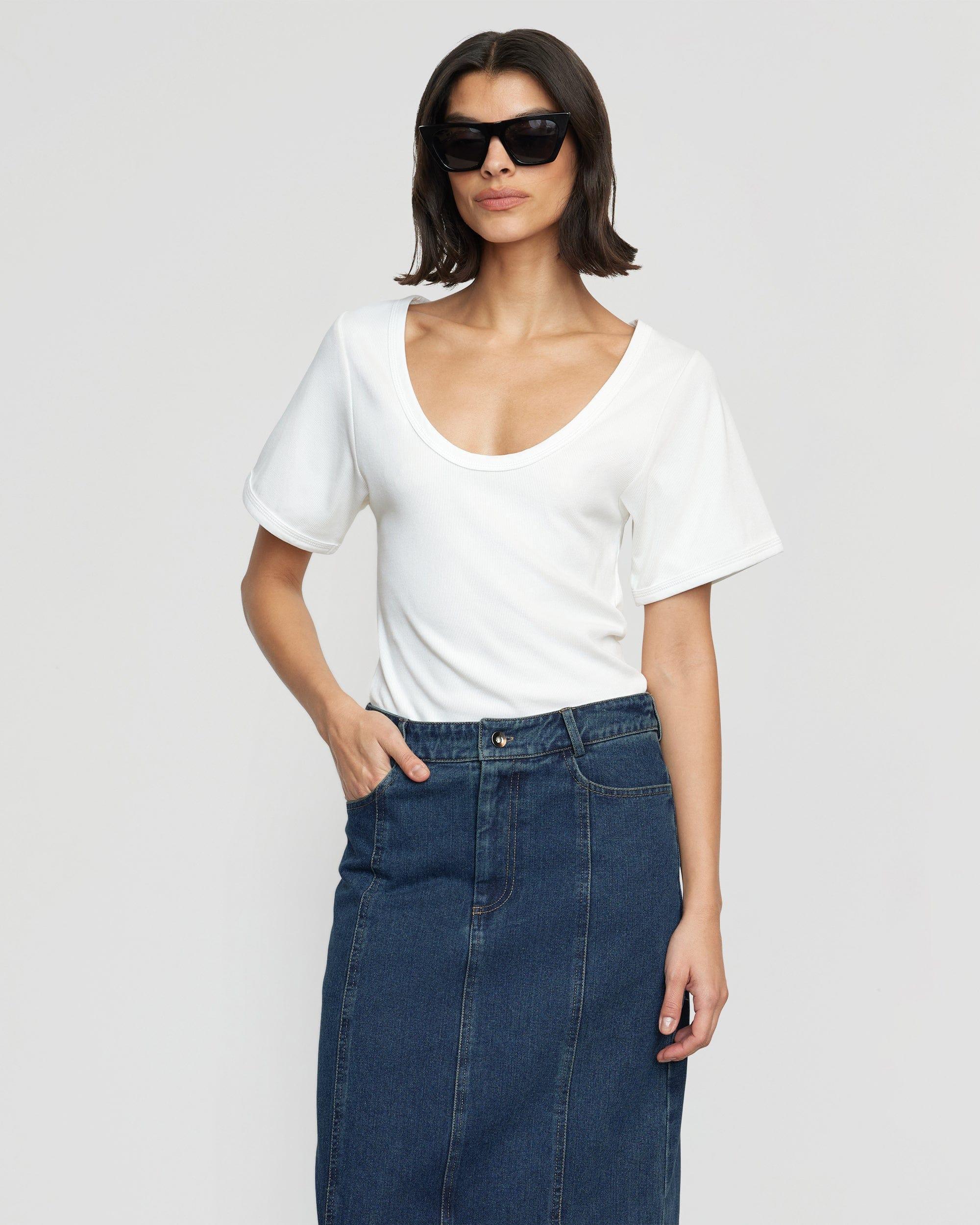 Riley Denim Maxi Skirt Product Image