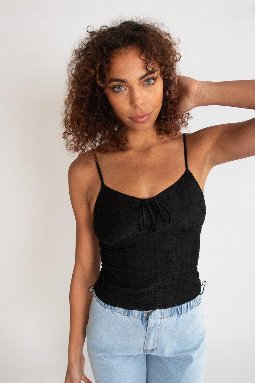 Lace Tie Front Cami Product Image