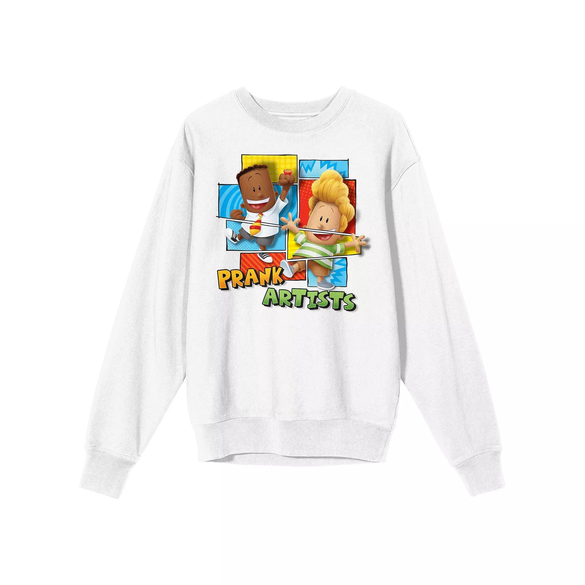 Men's Bioworld Captain Underpants George & Harold "Prank Artists" Long Sleeve Graphic Tee,  Product Image