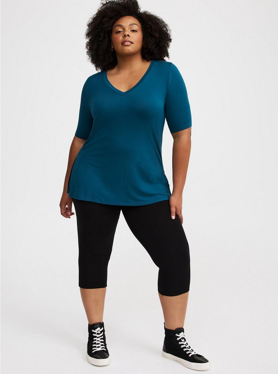 Super Soft V-Neck Tunic Tee Product Image