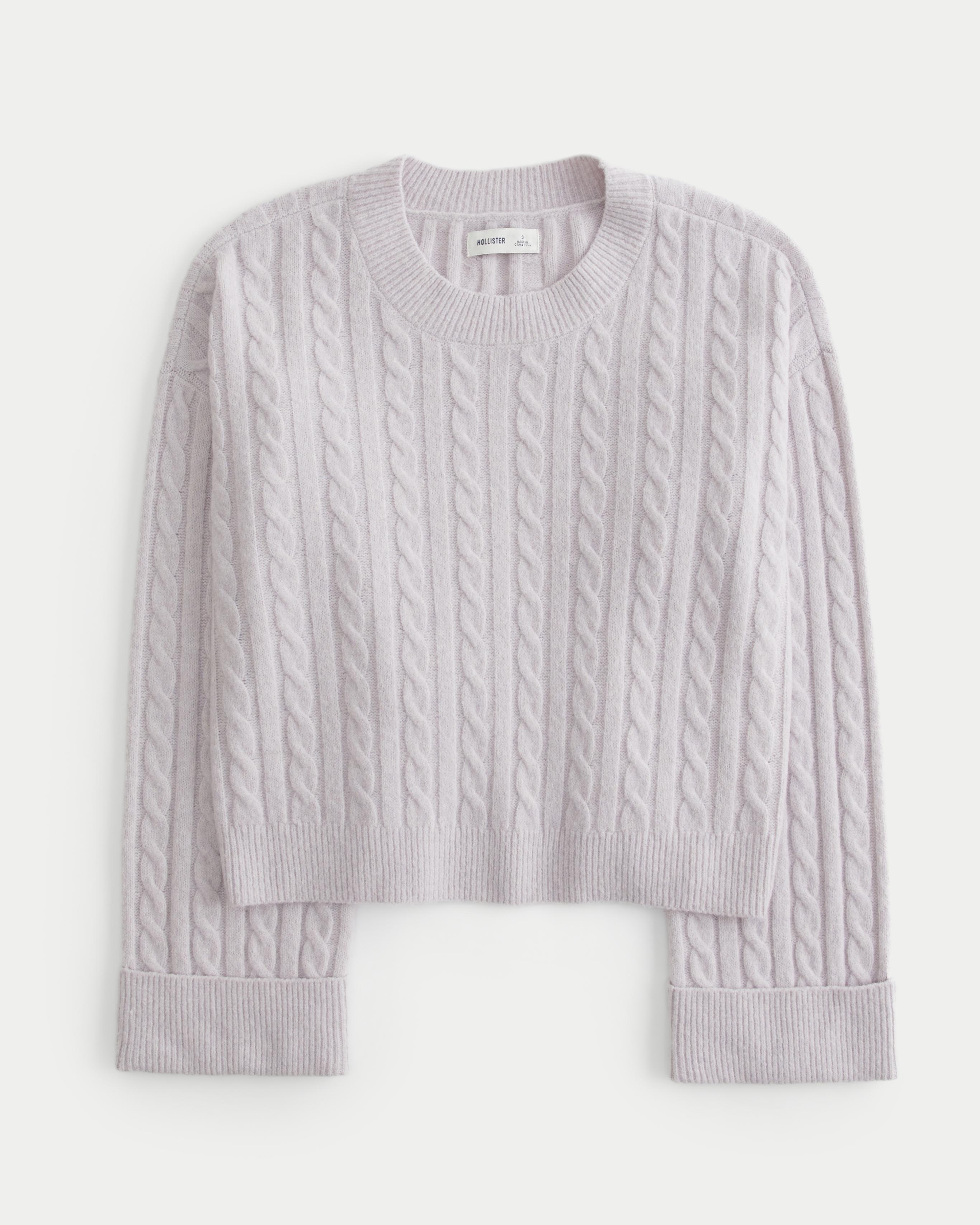 Hollister Comfy Cloud Cable-Knit Sweater Product Image