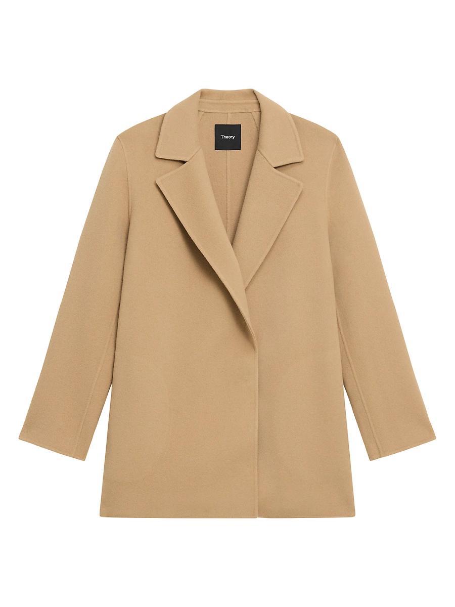 Womens Wool-Cashmere Open-Front Blazer Product Image