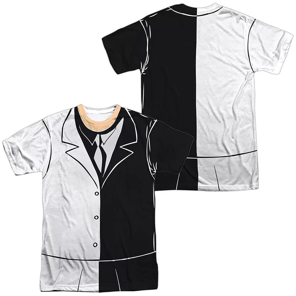 Men's Batman Two Face Suit Sublimated Graphic Tee, Size: Small, Black Product Image