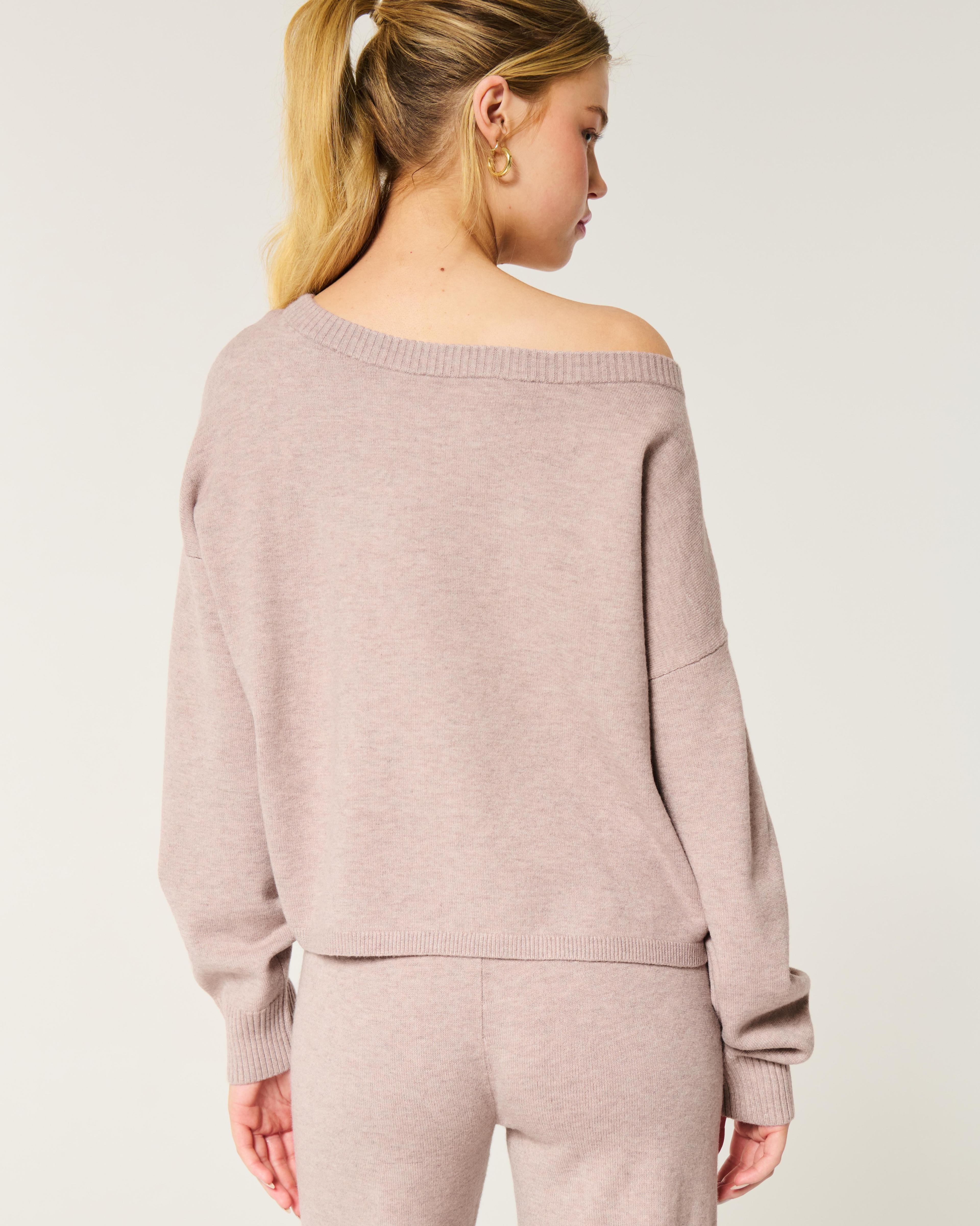 Gilly Hicks Cozy Off-the-Shoulder Sweater Product Image