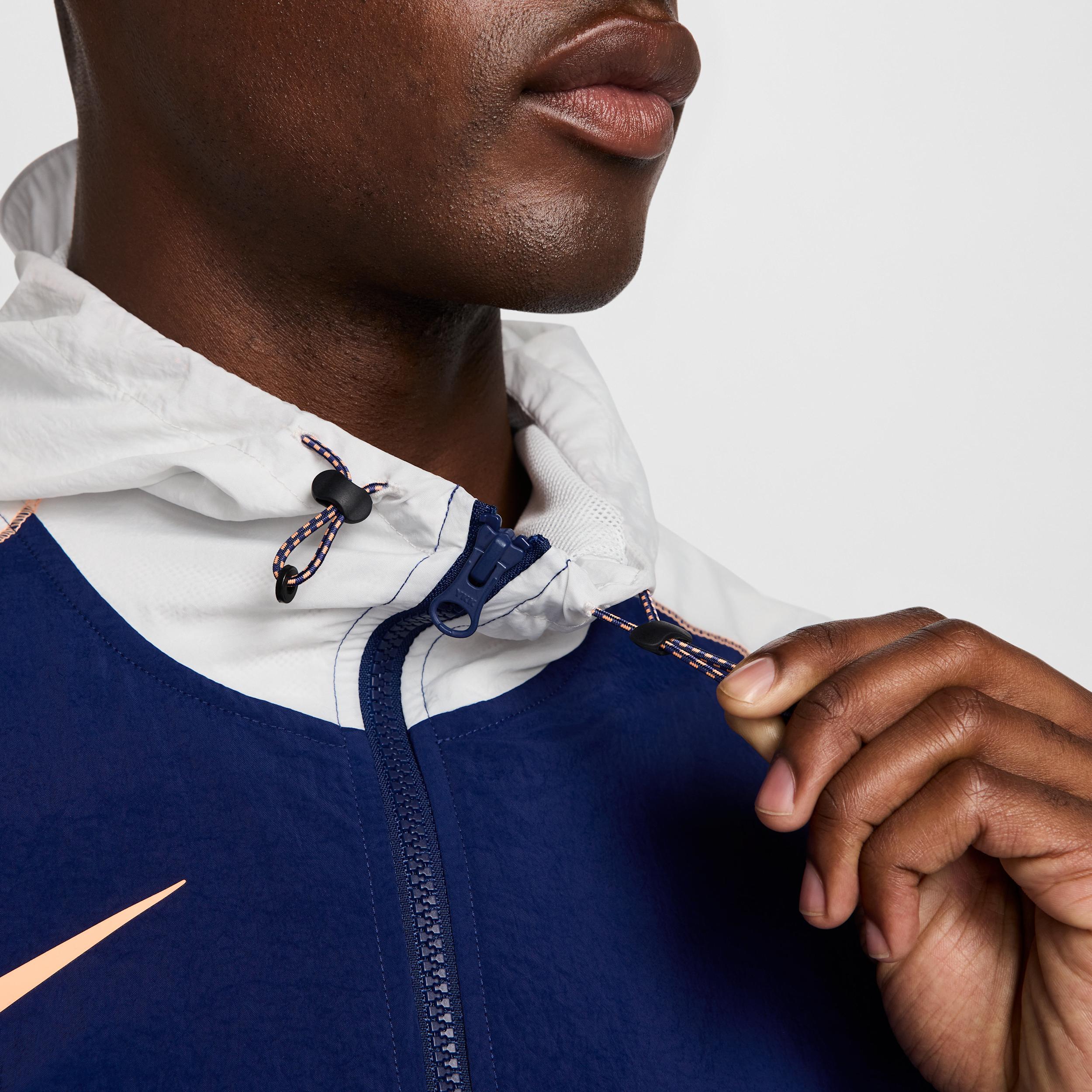 Nike Strike+ Men's Water-Repellent Hooded Soccer Jacket Product Image