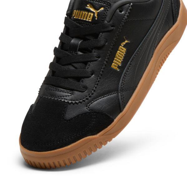 PUMA Club 5v5 Lux Women's Sneakers in Black/Gold Product Image