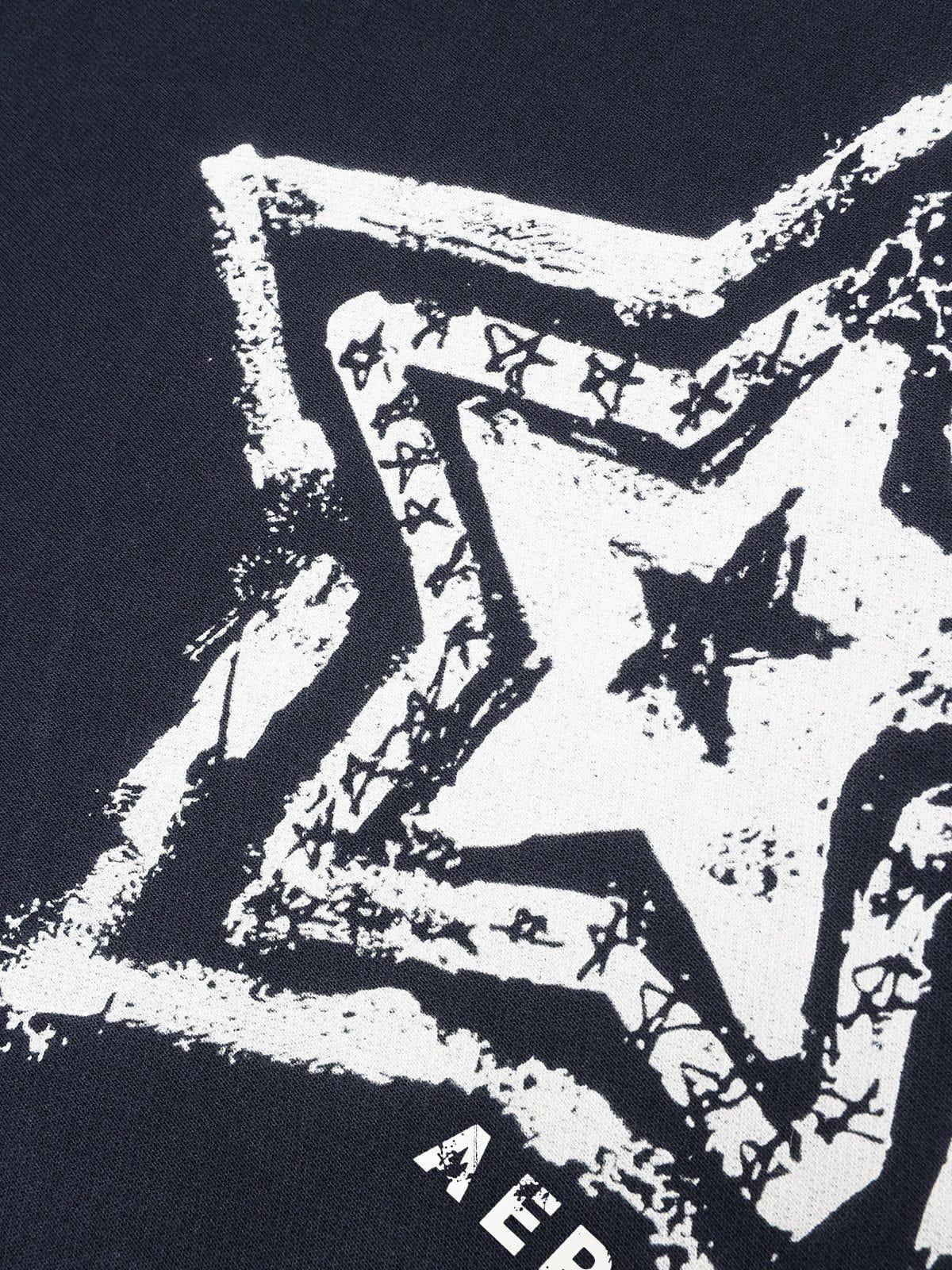 Aelfric Eden Overlapped Star Print Hoodie Product Image