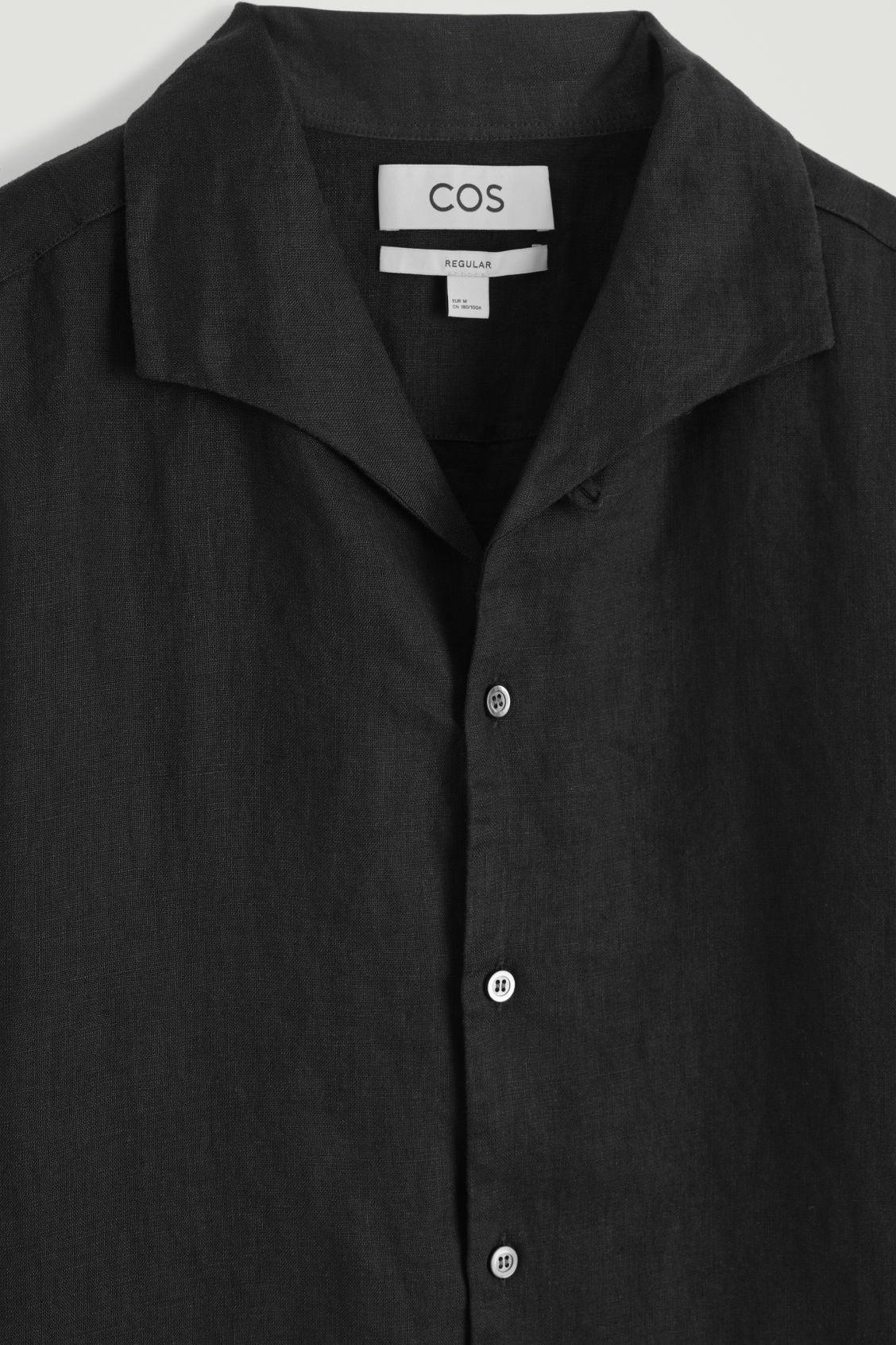 LINEN SHORT-SLEEVED SHIRT Product Image