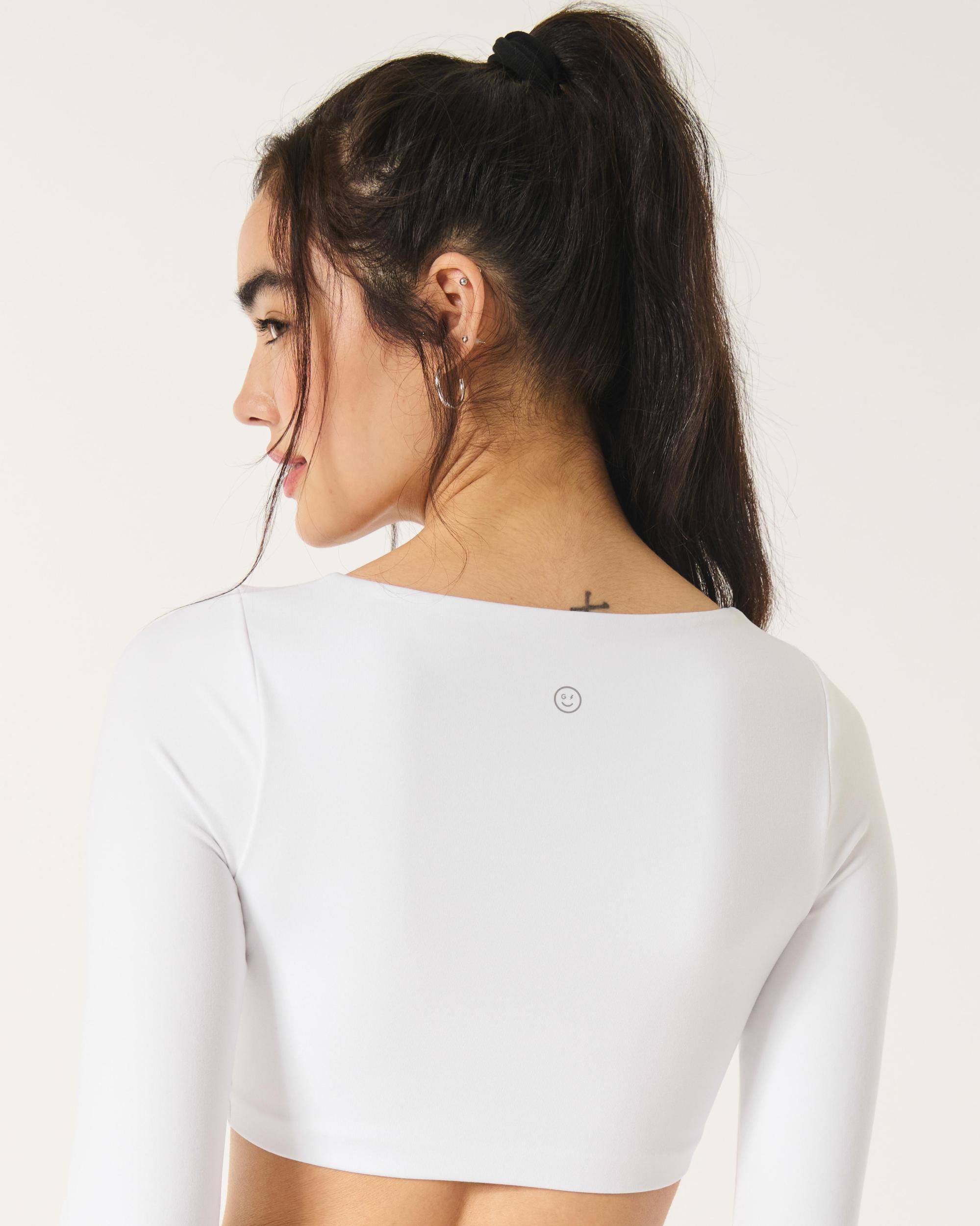 Gilly Hicks Active Recharge Ultra-Crop Plunge Top Product Image