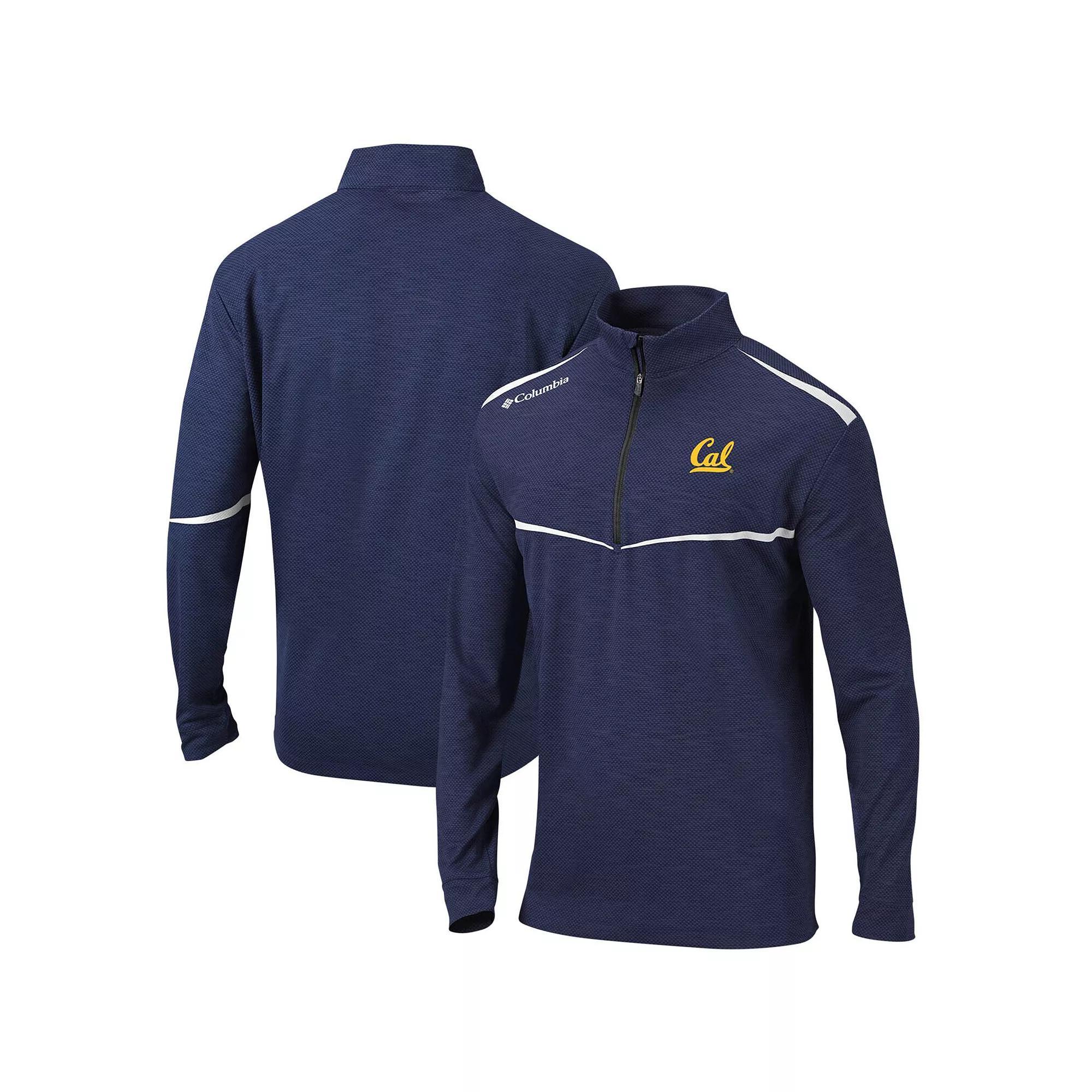 Mens Columbia Cal Bears Scorecard Quarter-Zip Jacket Blue Product Image