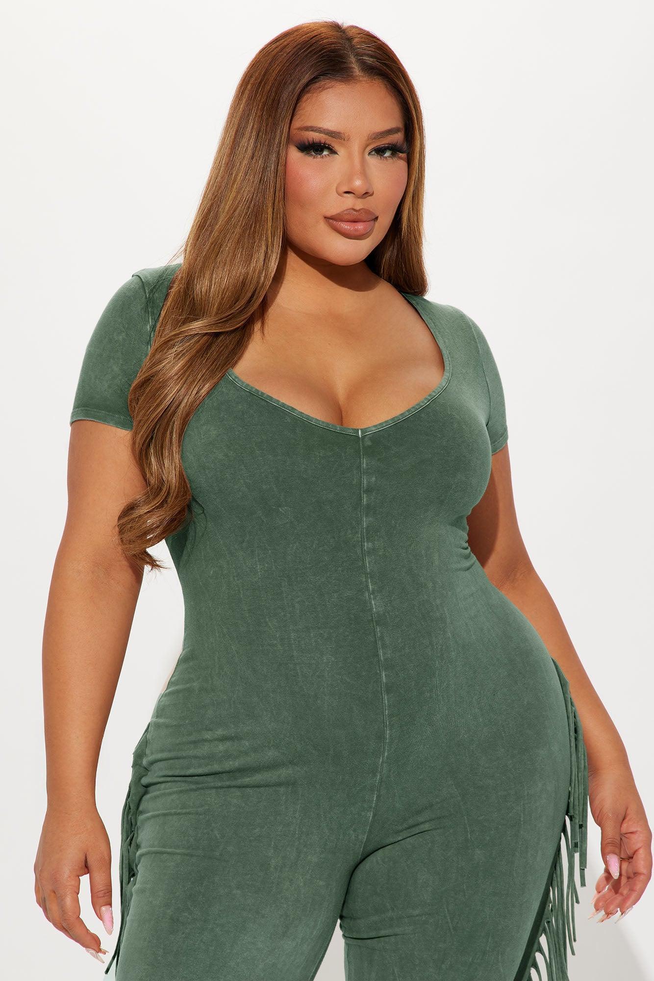 Carry Me Higher Fringe Jumpsuit - Burgundy Female Product Image