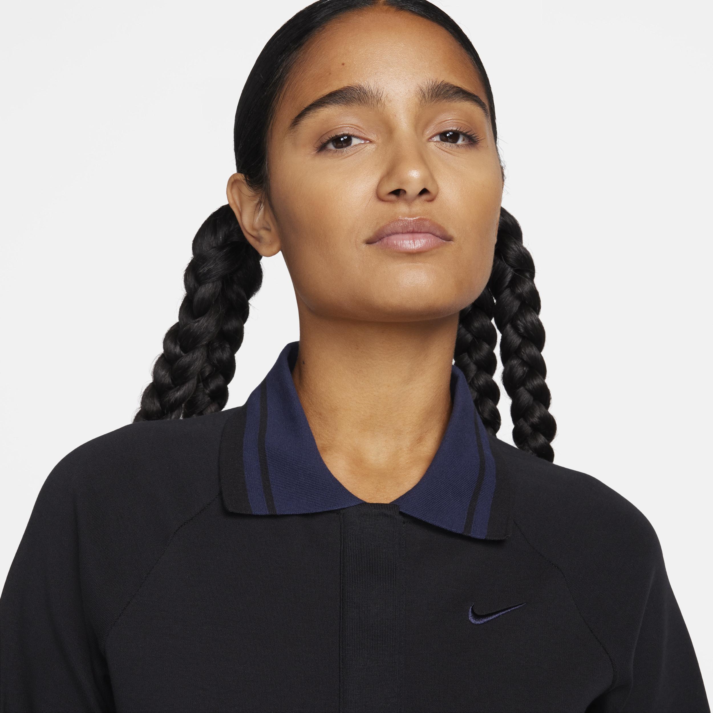 Nike Sportswear Collection Women's Cropped Long-Sleeve Polo Product Image