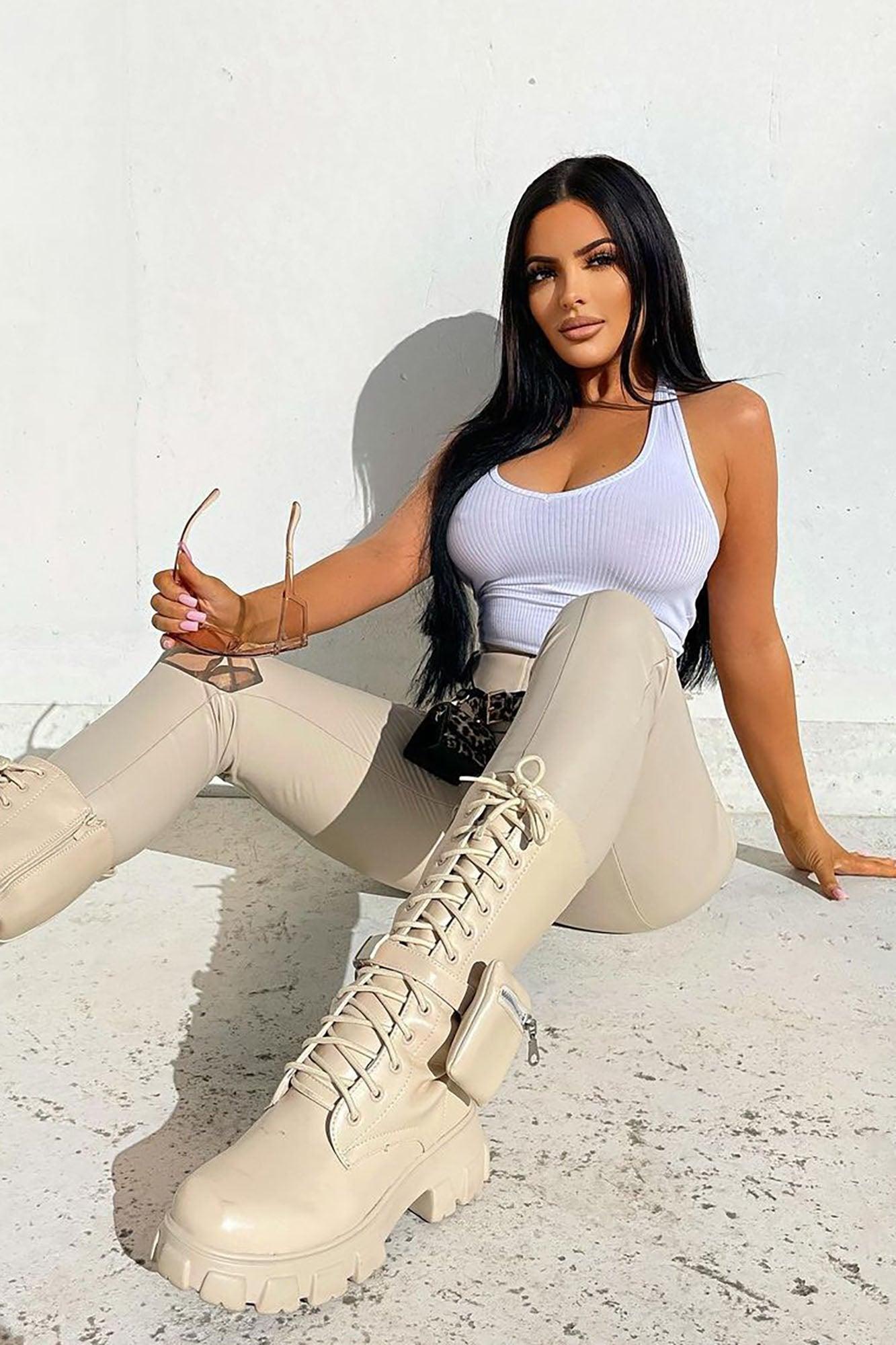 The New Me Halter Top - White Product Image