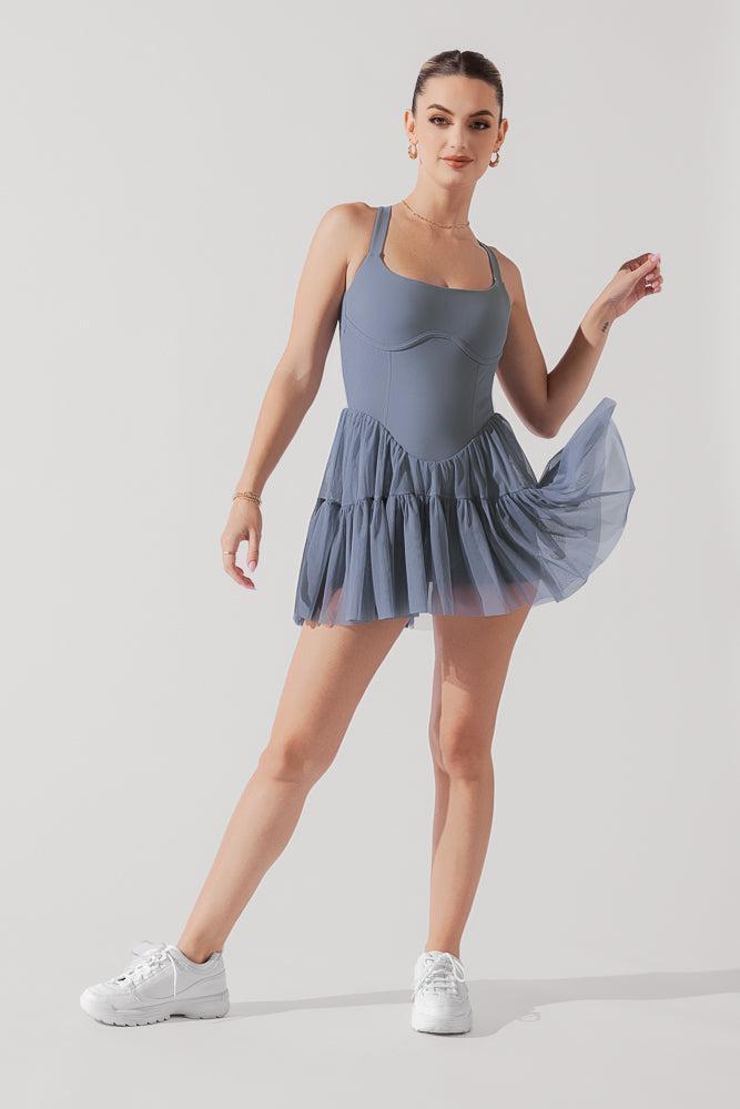 Corset Pirouette Dress - Blue Mist Product Image