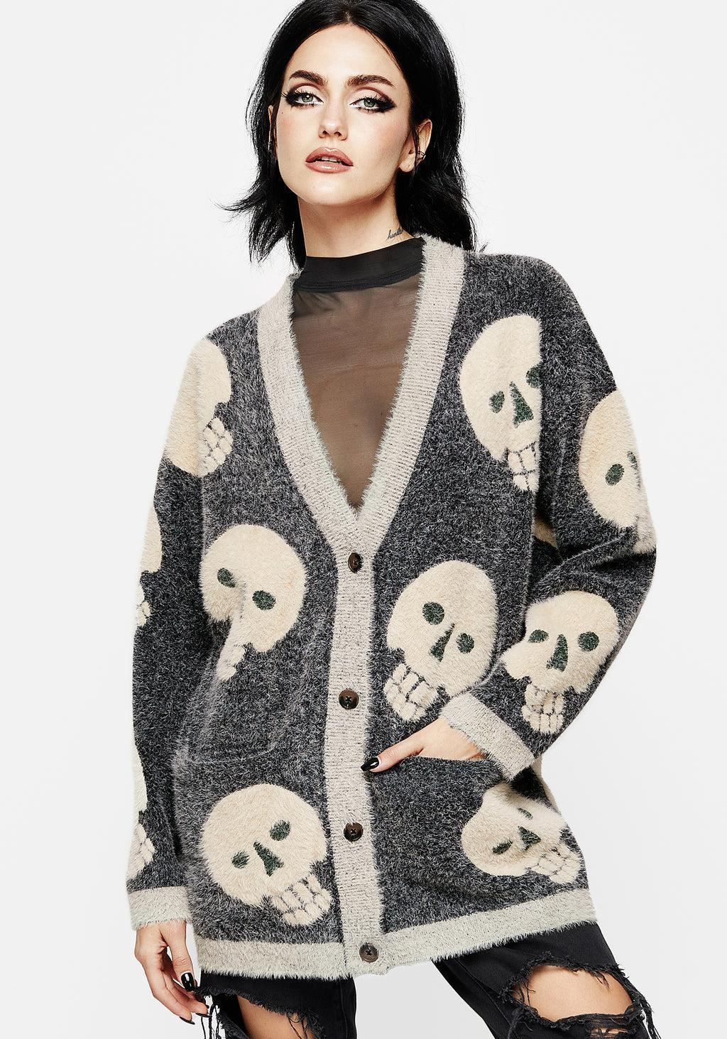 Crania Fluffy Knit Cardigan Product Image