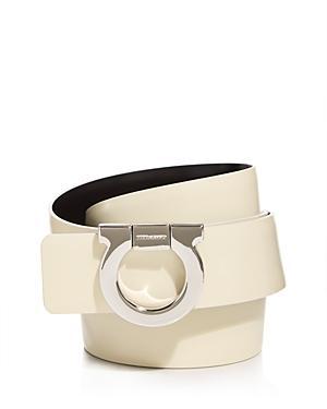 Mens Reversible Leather Gancio-Buckle Belt Product Image