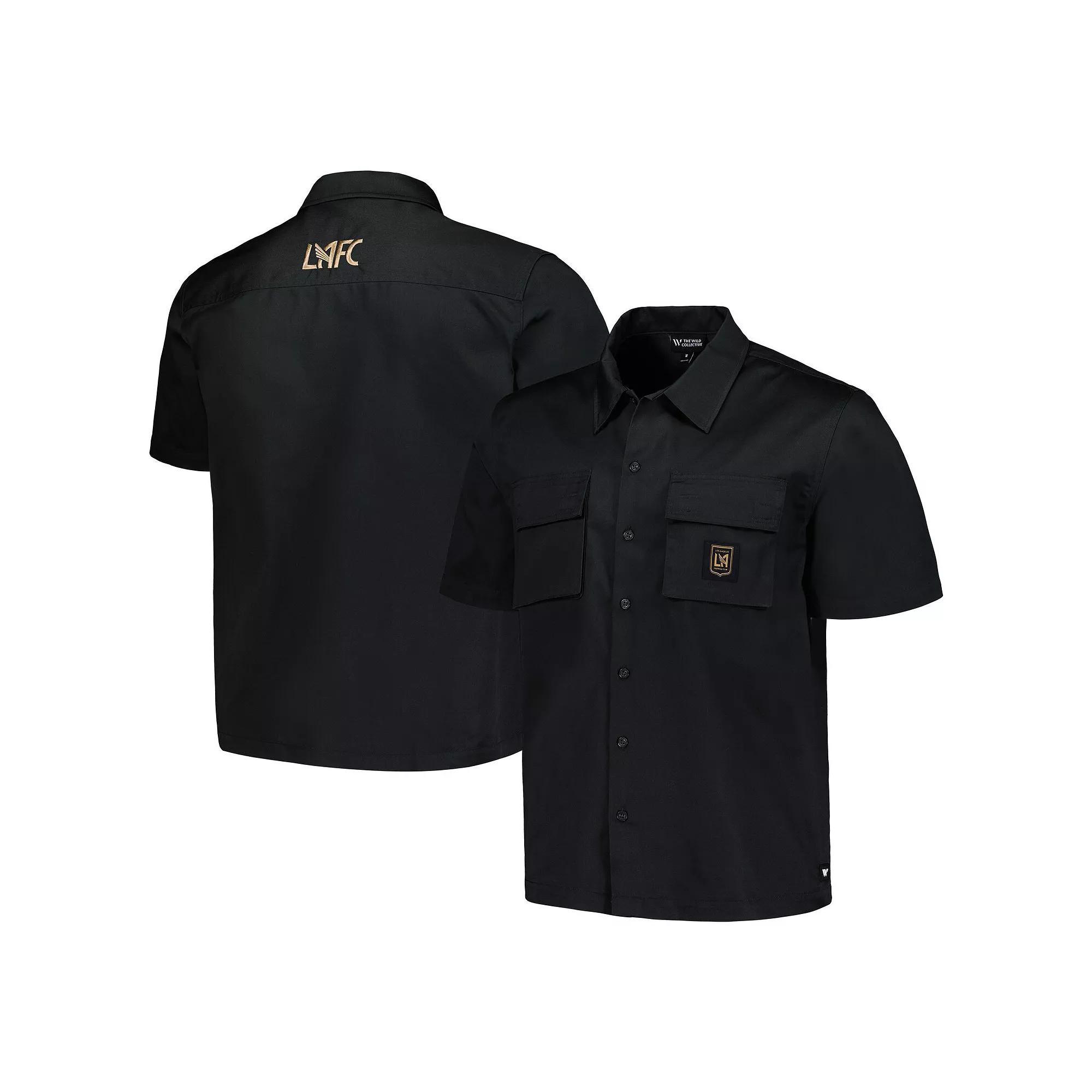 Men's The Wild Collective Black LAFC Utility Button-Up Shirt,  Product Image