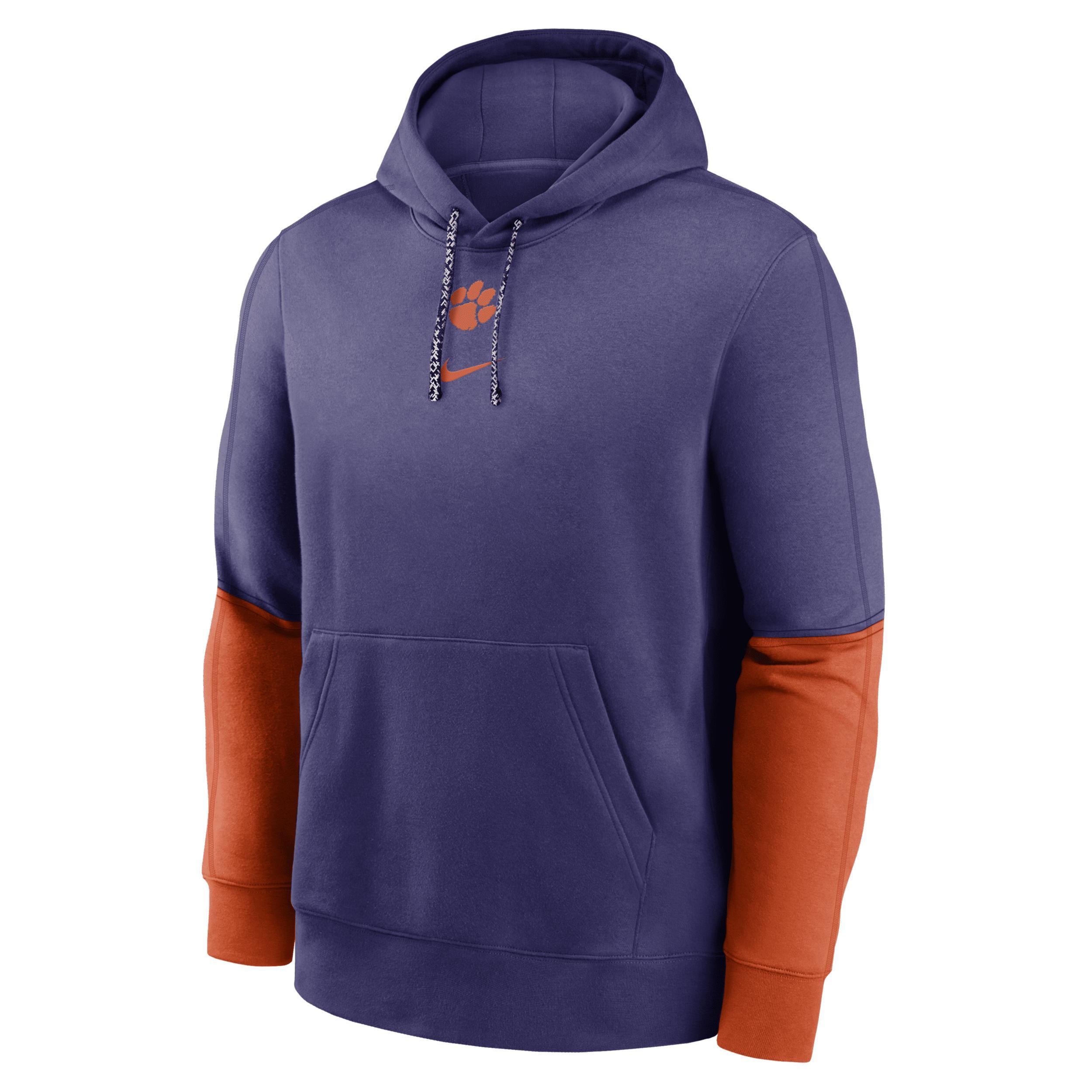 Clemson Tigers Sideline Team Issue Club Nike Men's College Pullover Hoodie Product Image