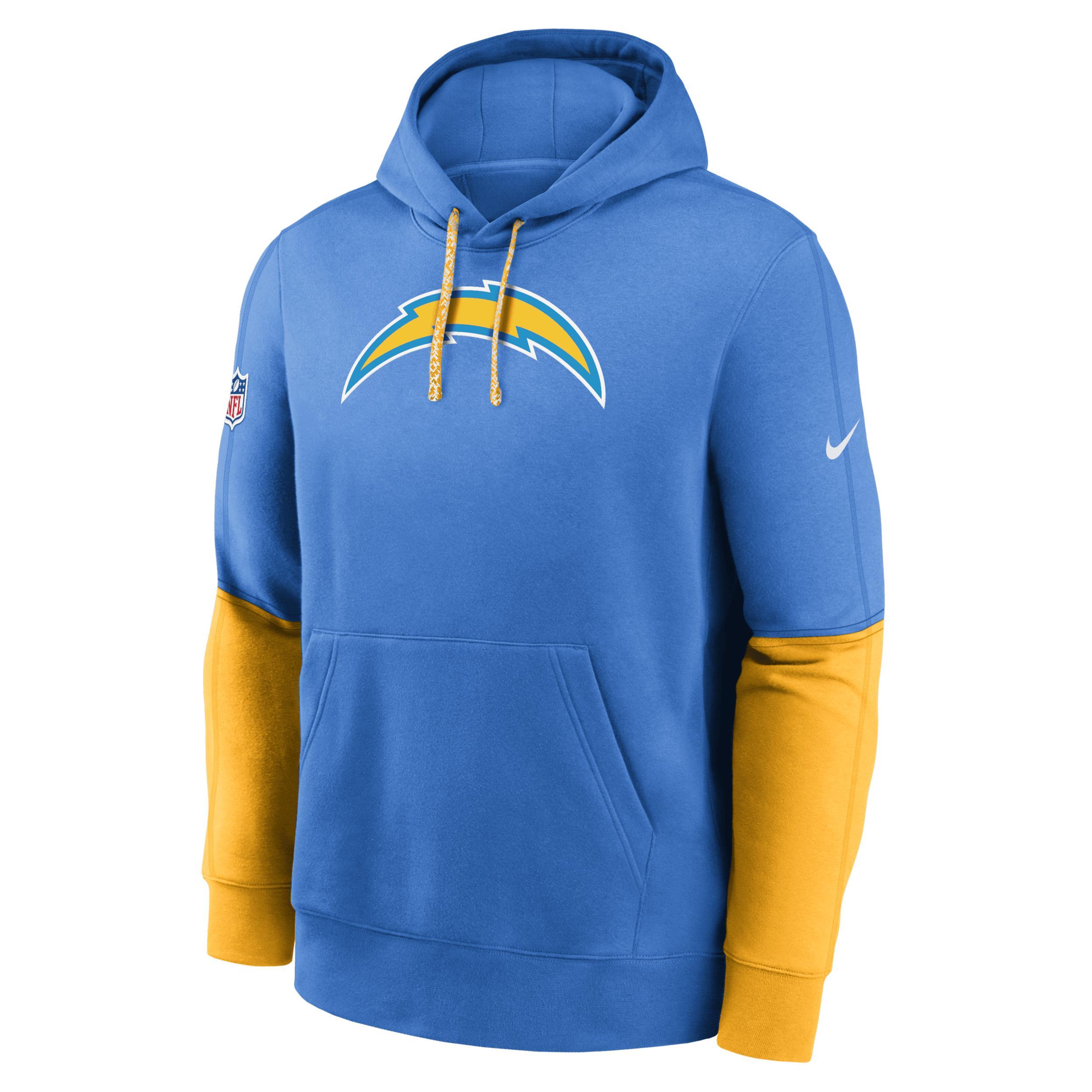 Los Angeles Chargers Sideline Team Issue Club Nike Men's NFL Pullover Hoodie Product Image