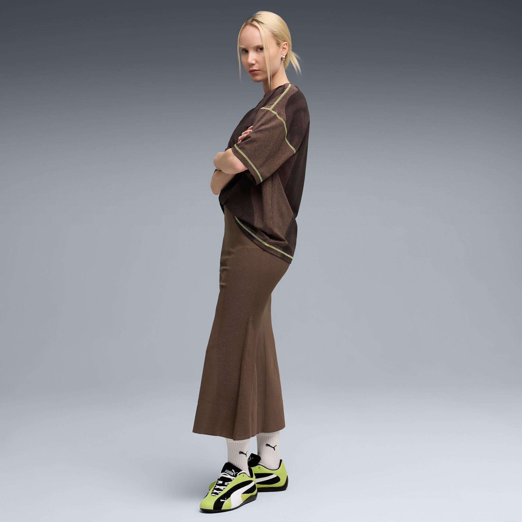 PUMA Speedcat Plus Sneakers Unisex in Lime Smash/White Product Image